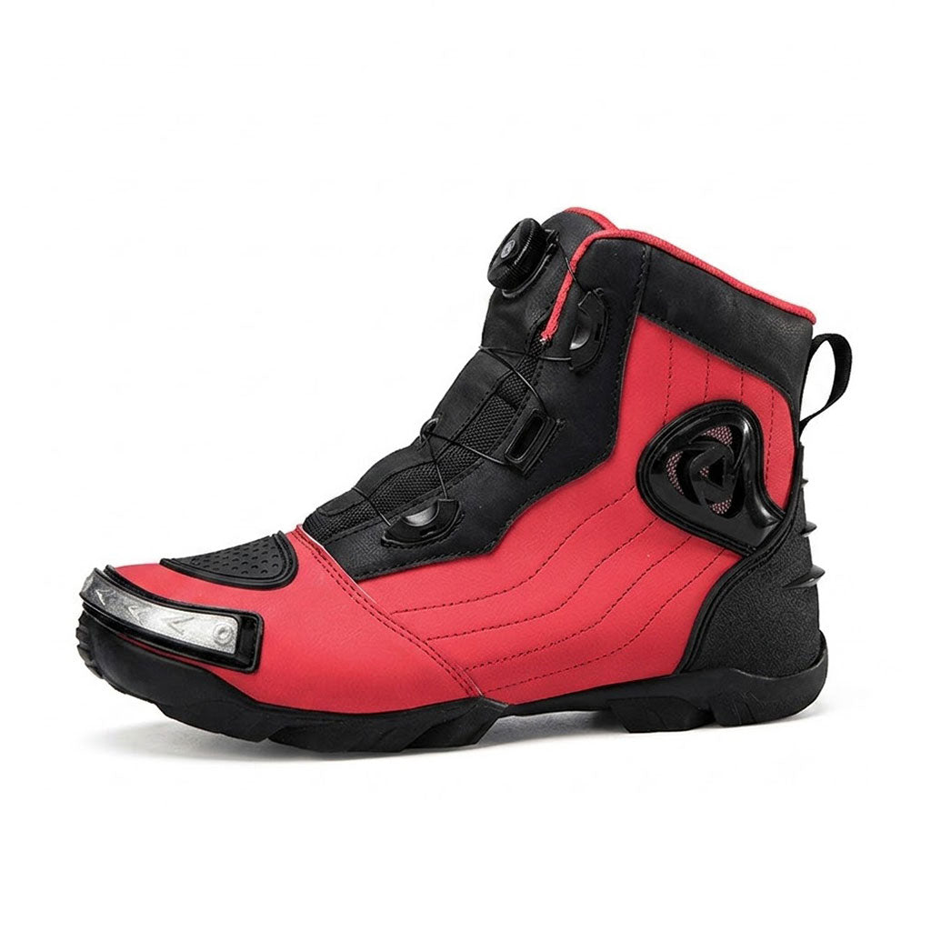 Motorcycle road racing boots with crash protection-K74