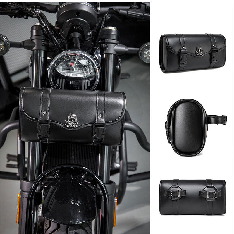 Retro Skull Motorcycle Saddlebag – B14
