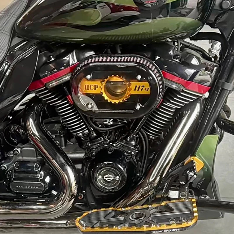 New HD Touring Softail PB Style Motorcycle Air Intakes See-Through Air Cleaner Catch Can Model Oil Filter Air-Oil Separator