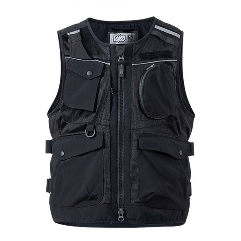 Breathable and abrasion-resistant motorcycle riding vest-J93