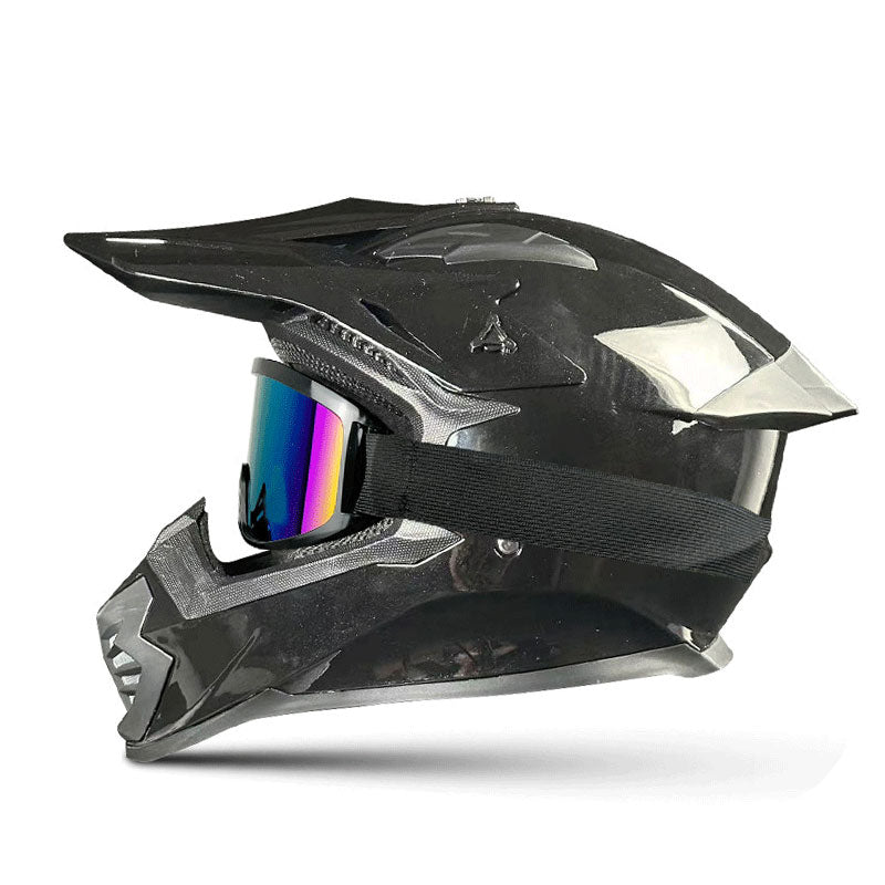 Colorful motocross helmets and goggles-I61