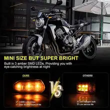 Universal 12V 8mm LED Motorcycle Turn Signal Light-D11
