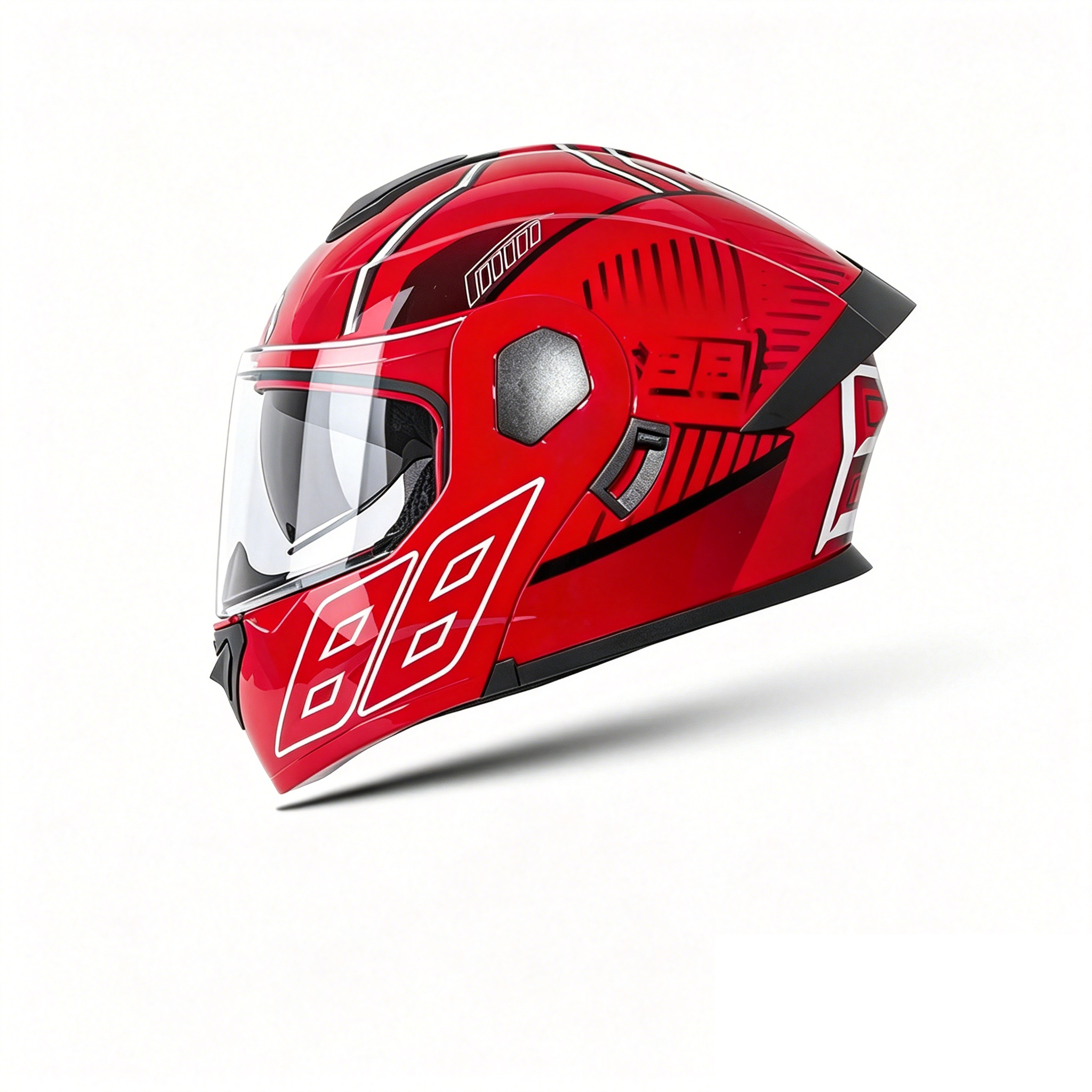 Modular Motorcycle Helmet with Dual Visor-I120