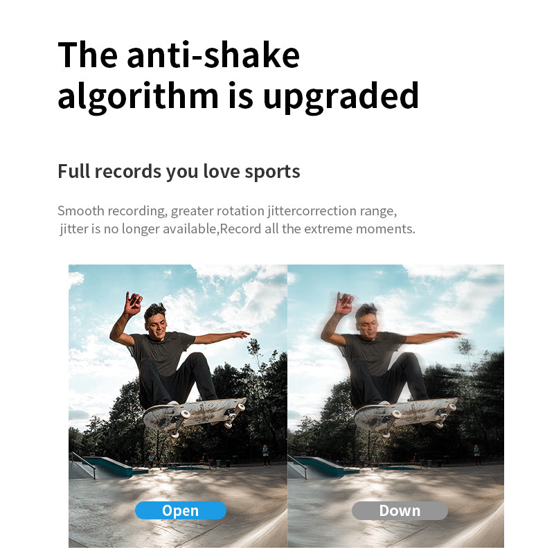 4K 60FPS Waterproof Action Camera with Remote Control Screen-L20