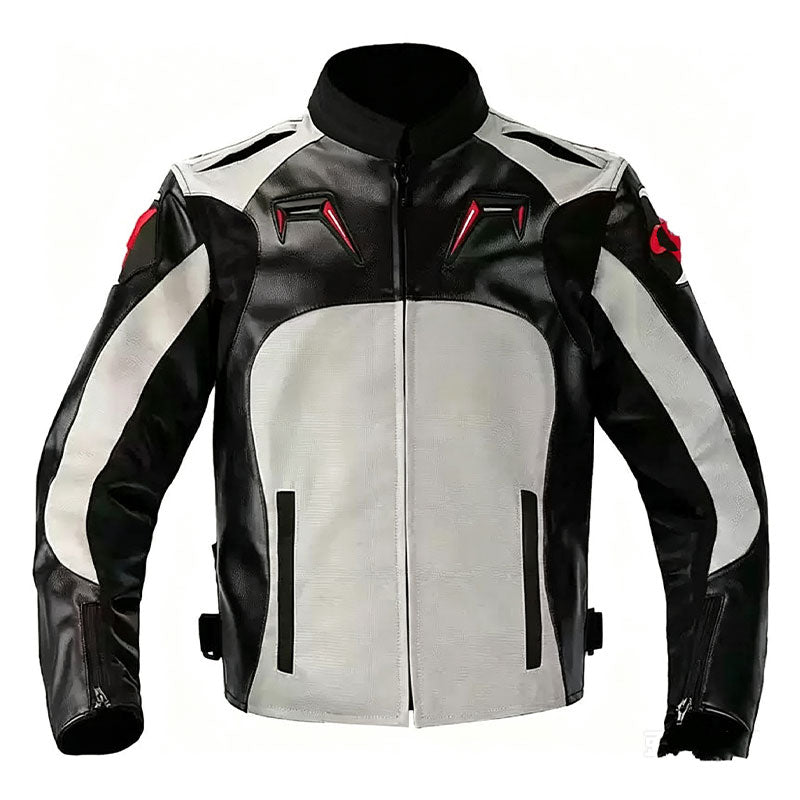 All-Season Motorcycle Racing Suit with Protective Gear-J65