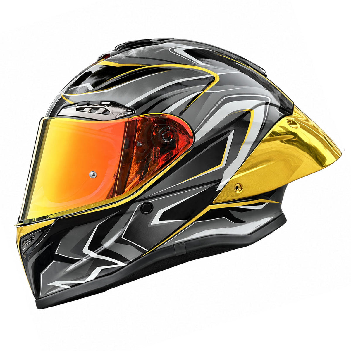 Full-face motorcycle helmet for all-season touring-I307