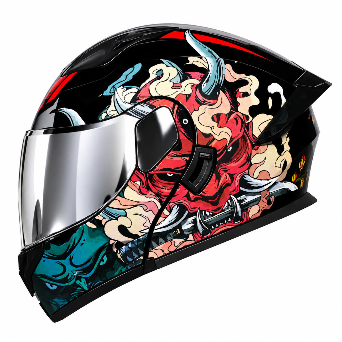 Modular motorcycle helmet-I156