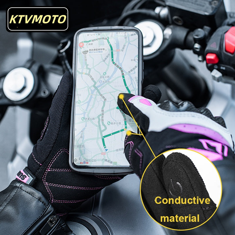 Breathable and drop-resistant carbon fiber full-finger gloves-G17