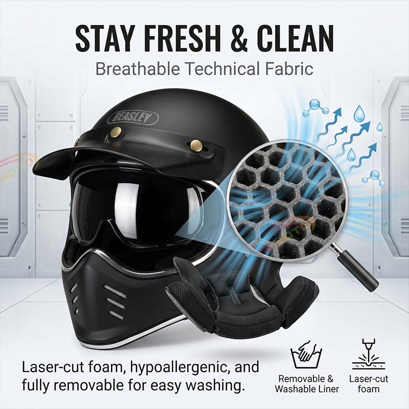 Punk Motorcycle Helmet Cyber Gear- I29