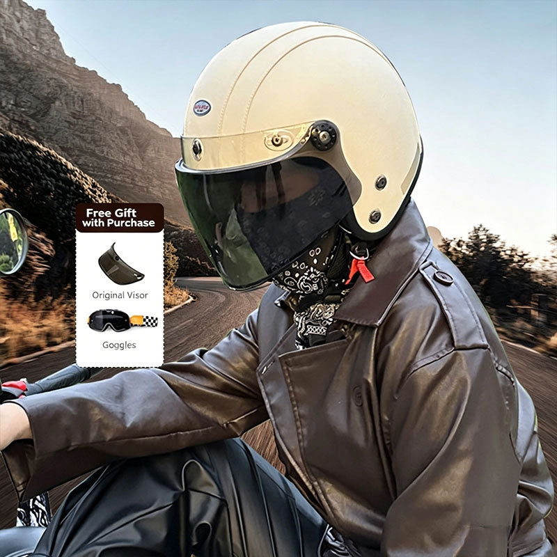 Retro-Style Sport Motorcycle Helmet – I36