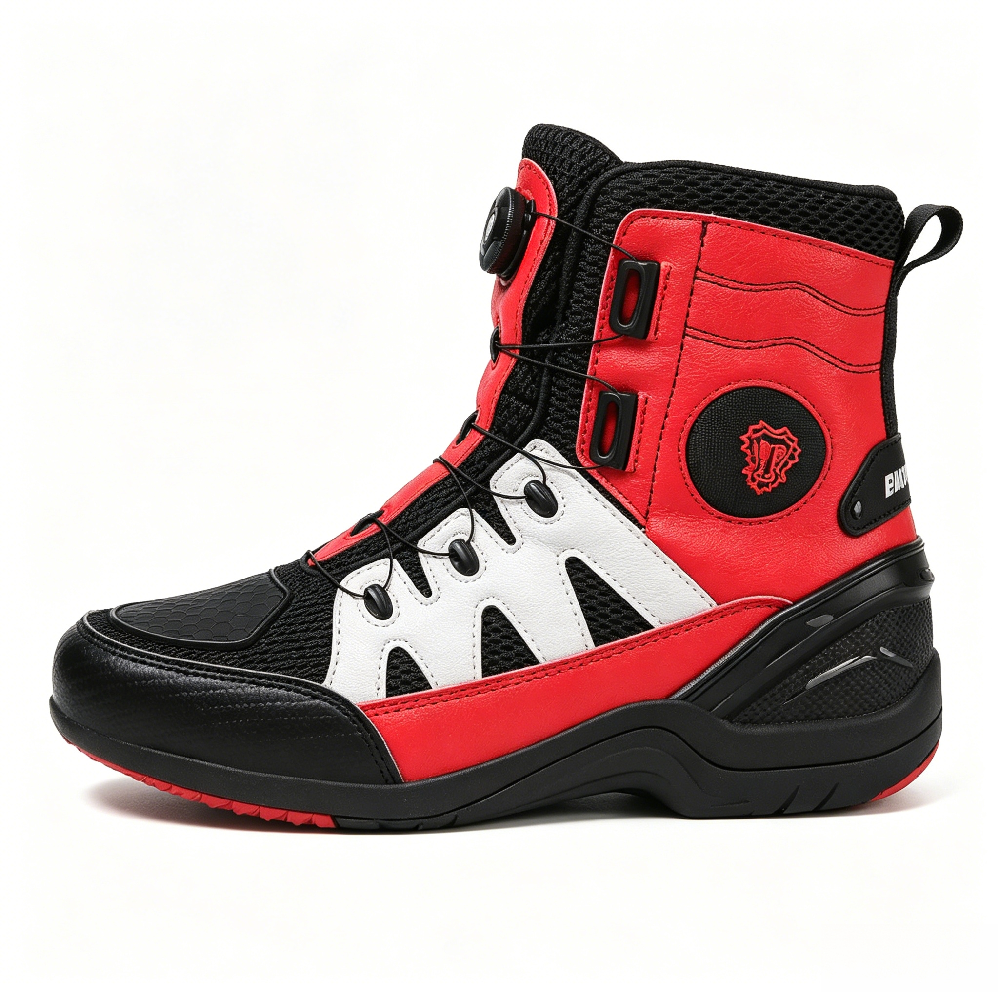 Retro high-top motorcycle off-road shoes-K81