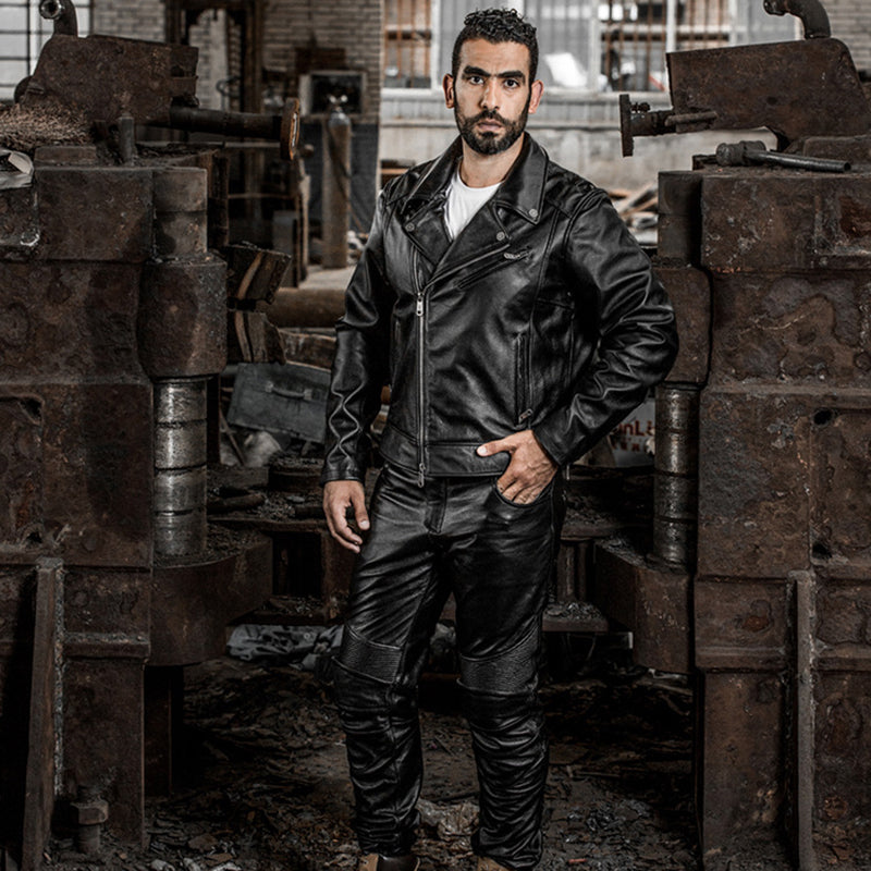 HARLEYANGEL genuine leather jacket-A18