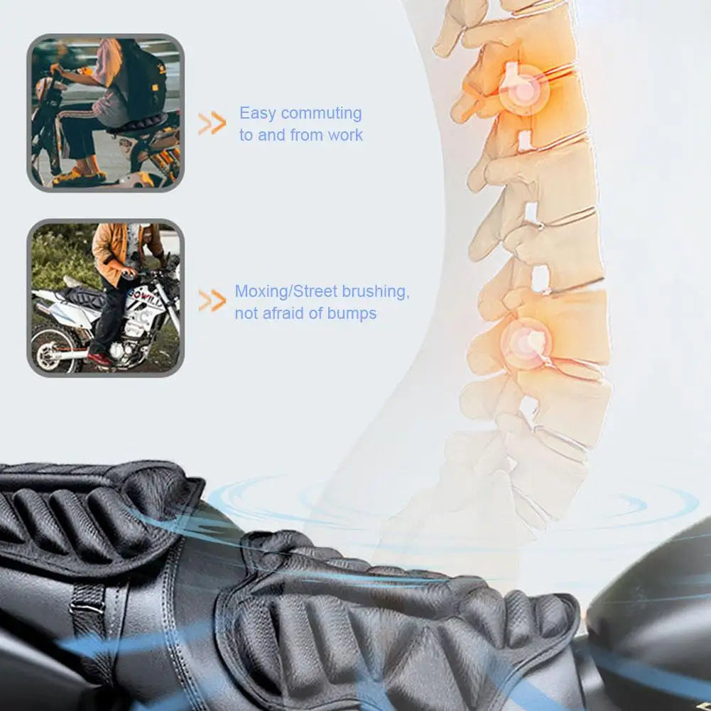 3D motorcycle universal non-slip comfortable breathable shock-absorbing seat cushion-L01