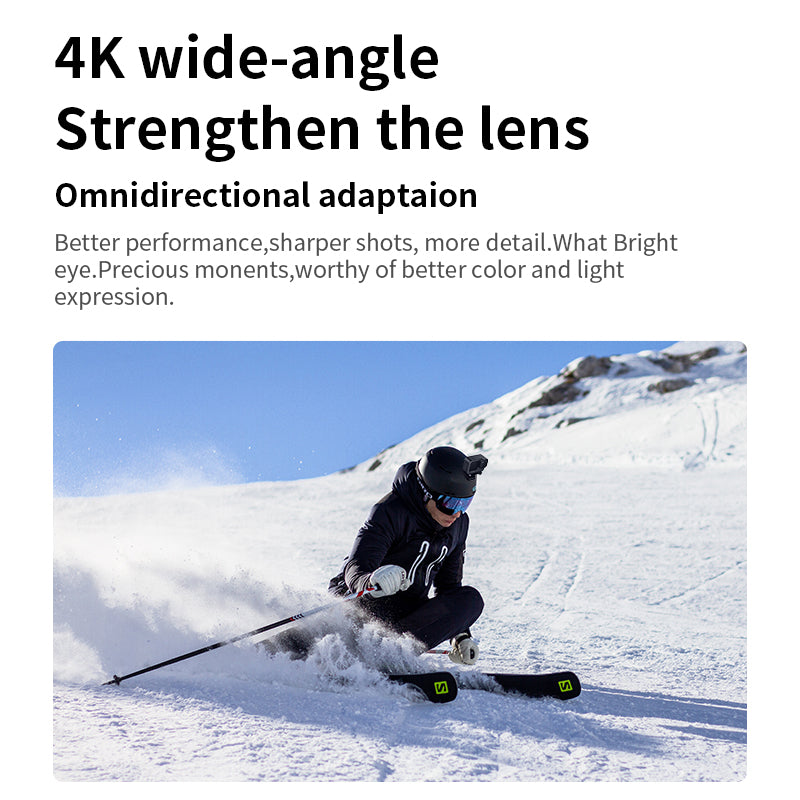 4K 60FPS Waterproof Action Camera with Remote Control Screen-L20