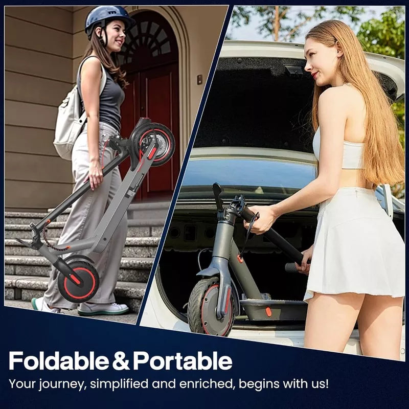 19 MPH 8.5" Solid Tires 350W Motor E Scooter for Adults and Teens Smart App