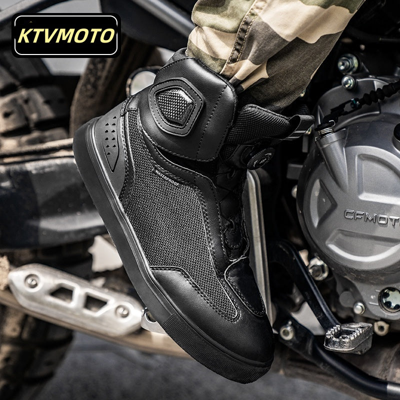 Track off-road racing shoes anti-fall wear-resistant breathable-K10