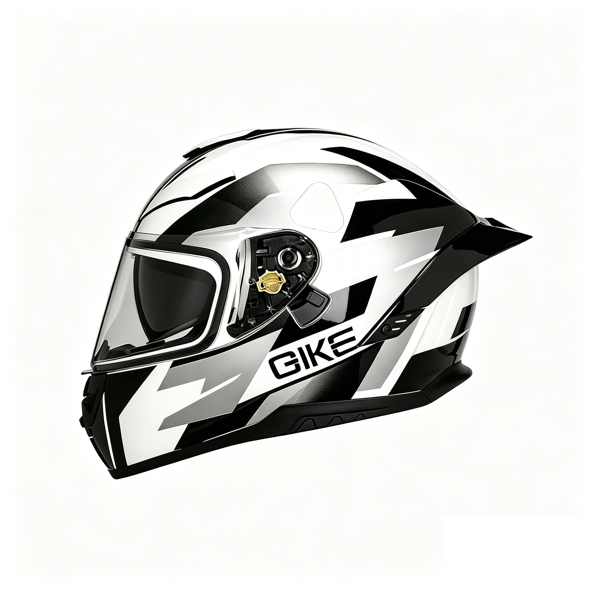 Cool Dual-Lens Full-Face Motorcycle Helmet-I110