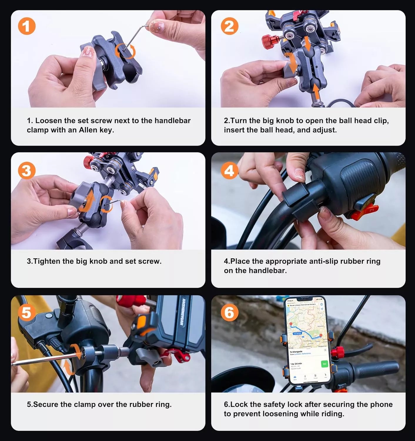 2025 Aluminum Alloy Shockproof Phone Holder-M32