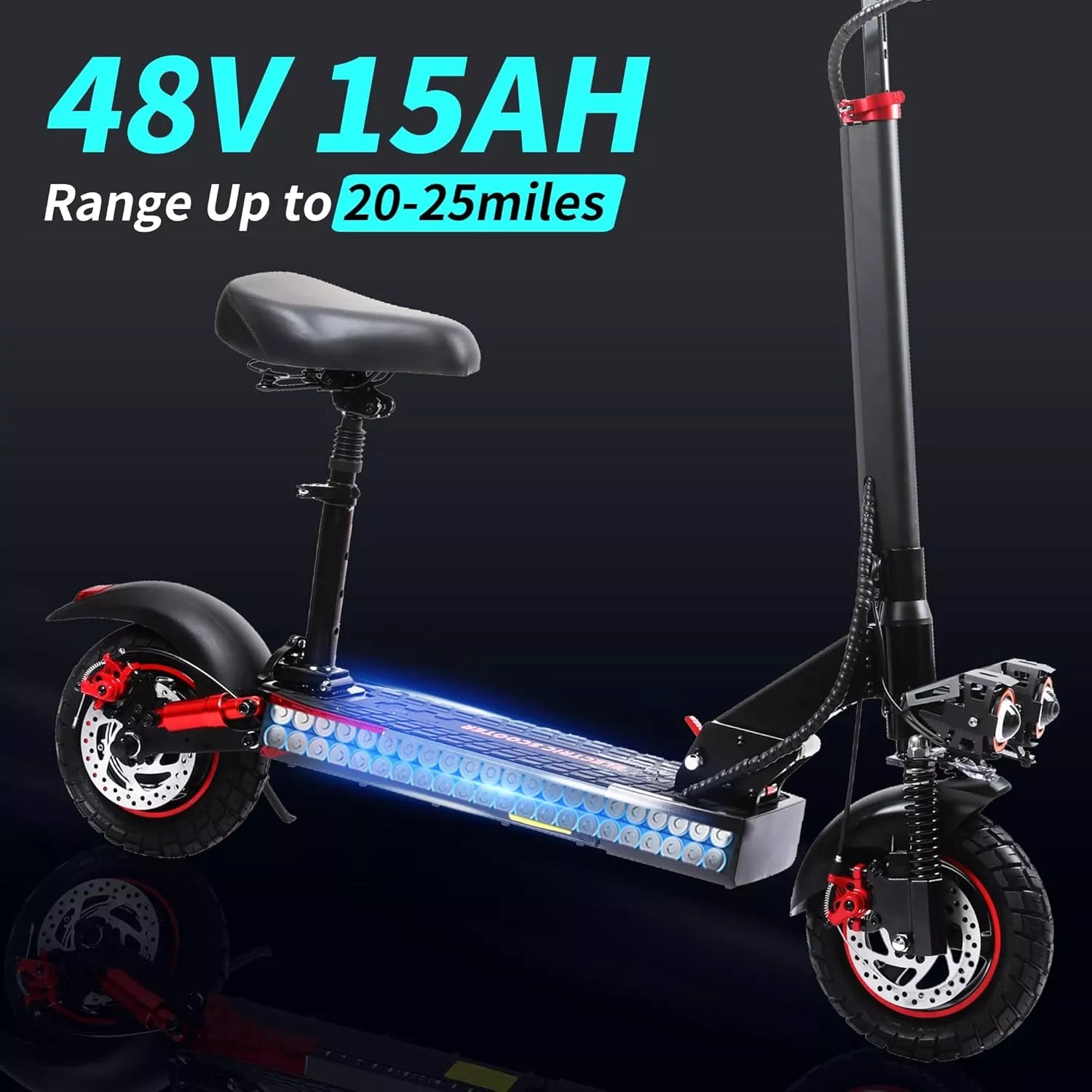 800W Electric Scooter 48v-15ah-J11