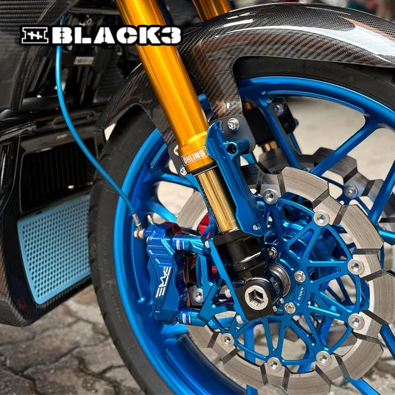 PB Style 5-Bolt Performance 13 Inch Front Brake Rotor for HD Touring and Softail Motorcycle Brake Systems