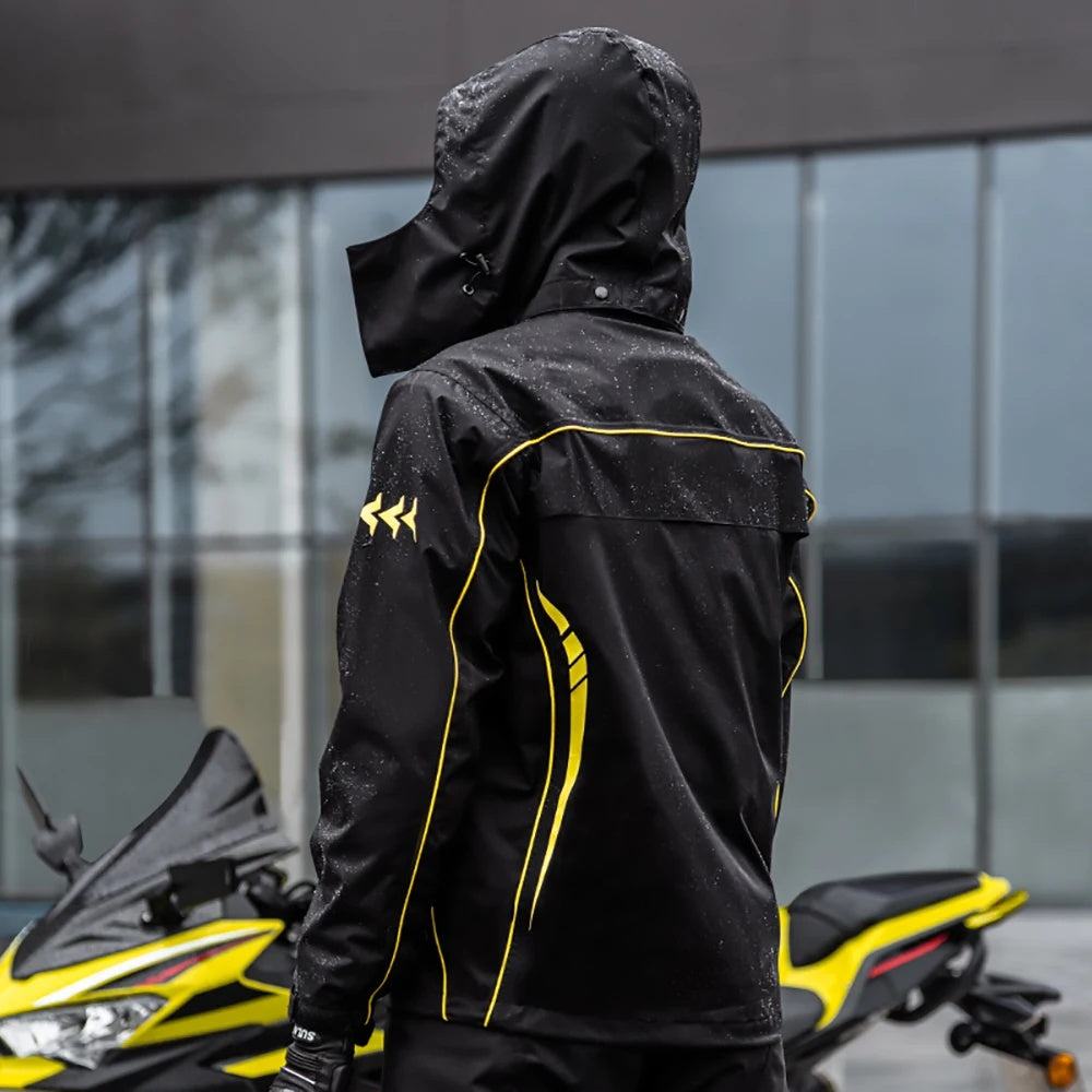 Motorcycle outdoor ultra-thin waterproof raincoat jacket-C08