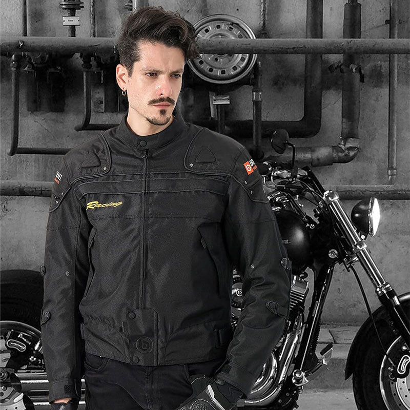 Motorcycle windproof protective riding suit CE certified all seasons-J34