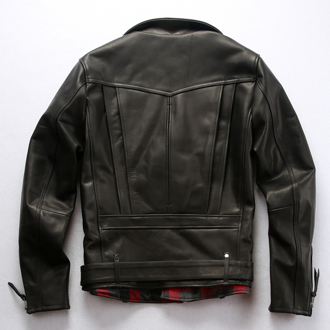 HARLEY ANGEL motorcycle genuine cowhide leather jacket-A27