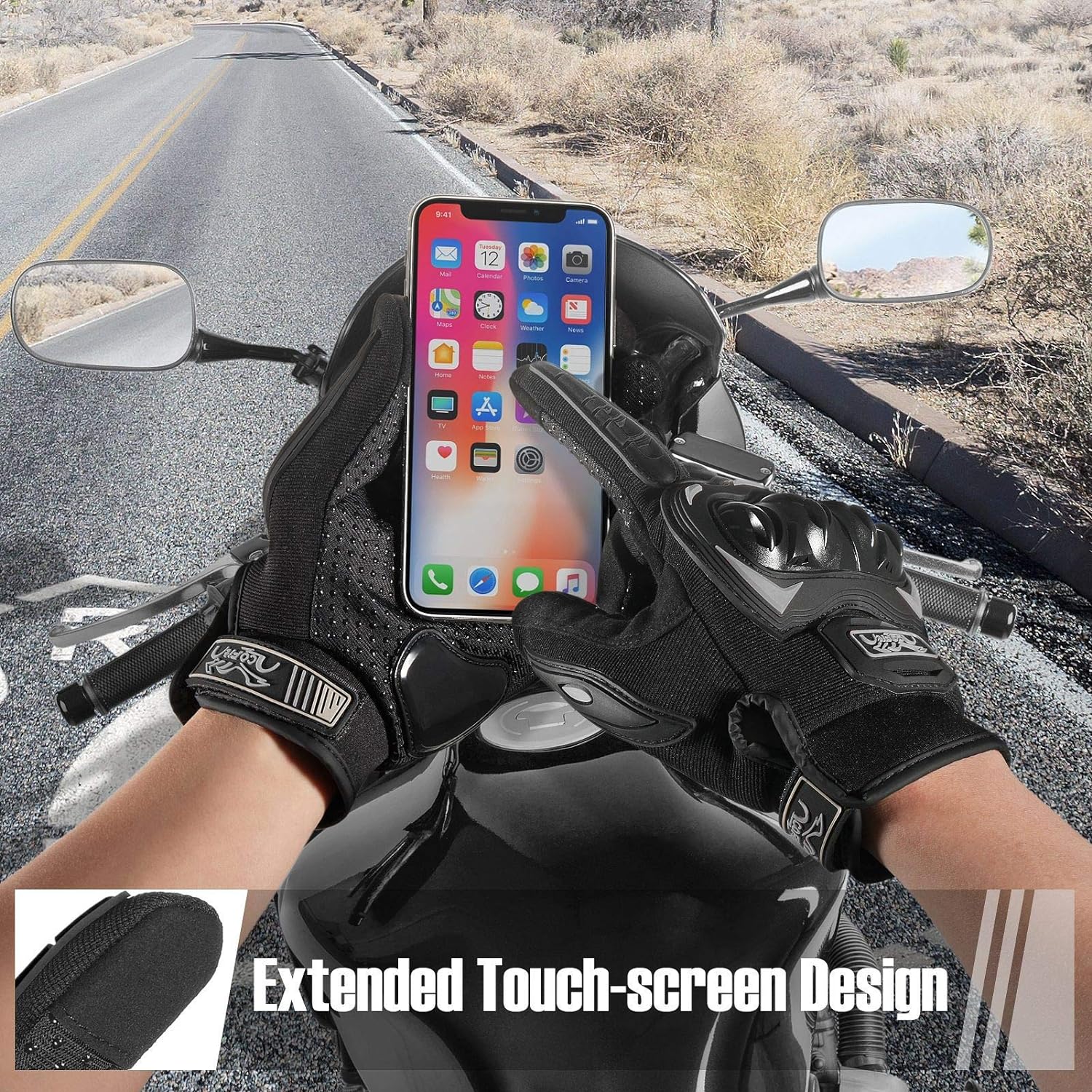Touch Screen Motorcycle Gloves-G01