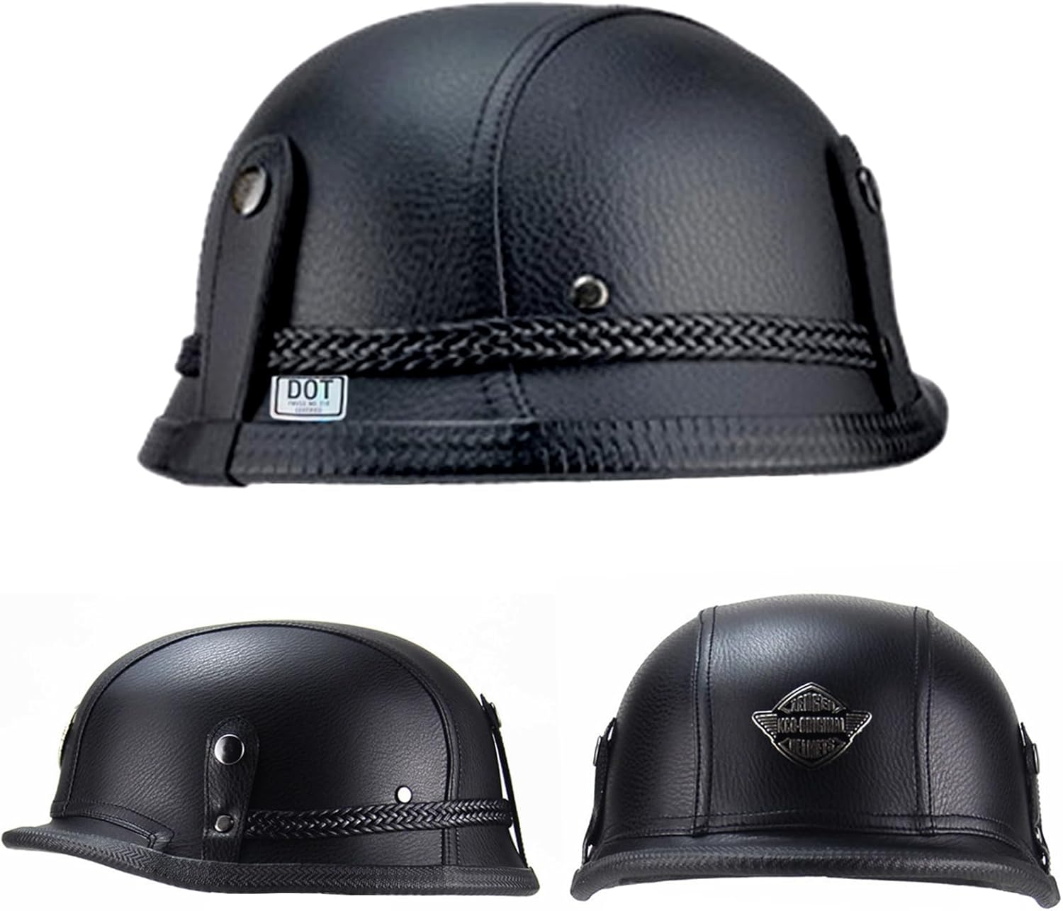 Pedal German Steel Helmet Cruise Retro Half Helmet - I15