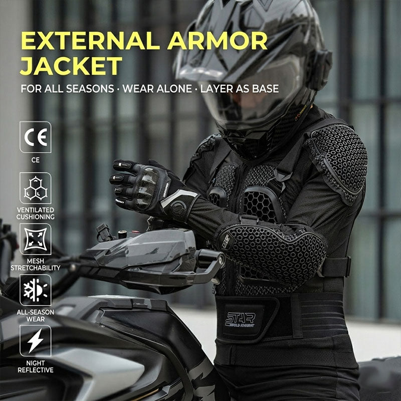 Breathable, impact-resistant, full-body protective armor - F15