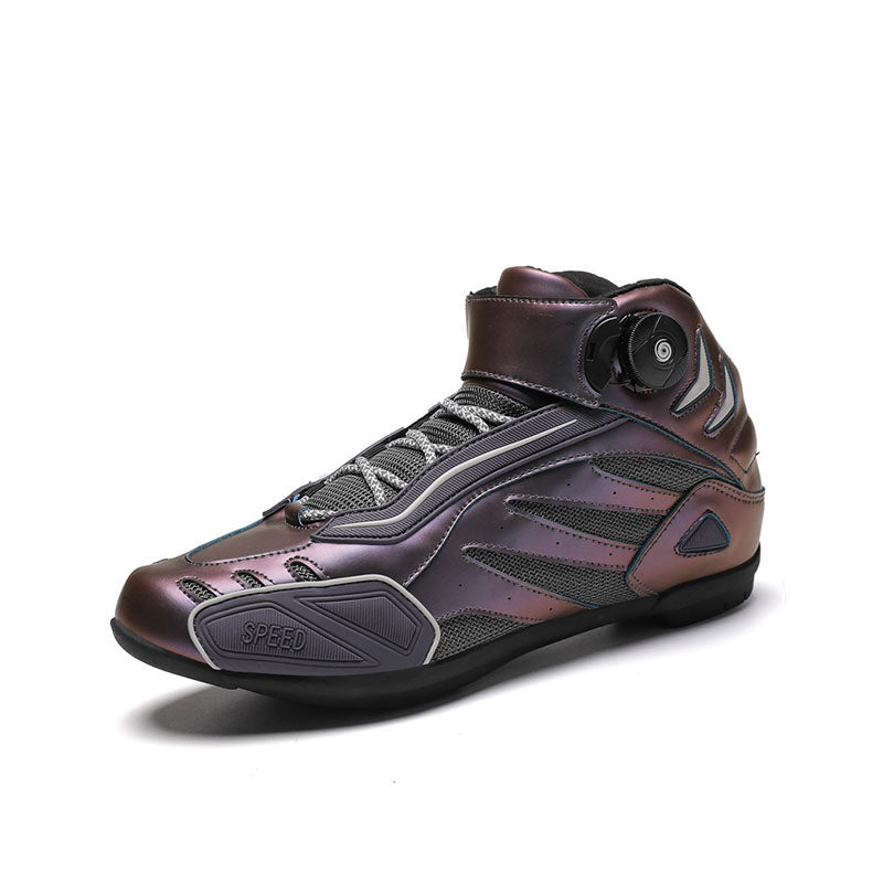 Motorcycle Off-Road Boots with Laser Gradient Finish-K105