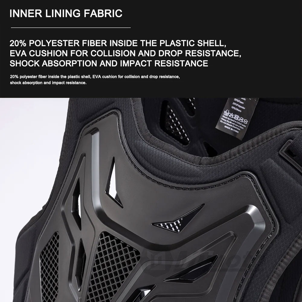 Motorcycle riding protective vest, protective equipment-F12
