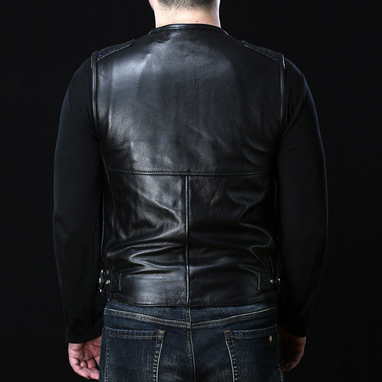 Abs Blocking Harley Summer Rock Leather Vest - A30