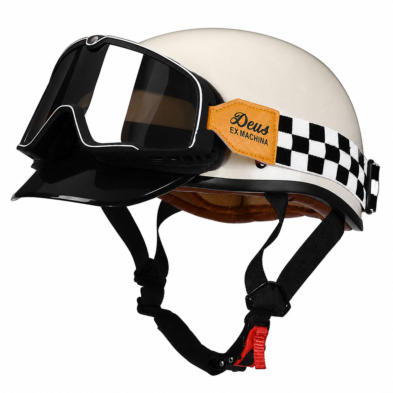 Retro half-helmet, summer travel gear-I18