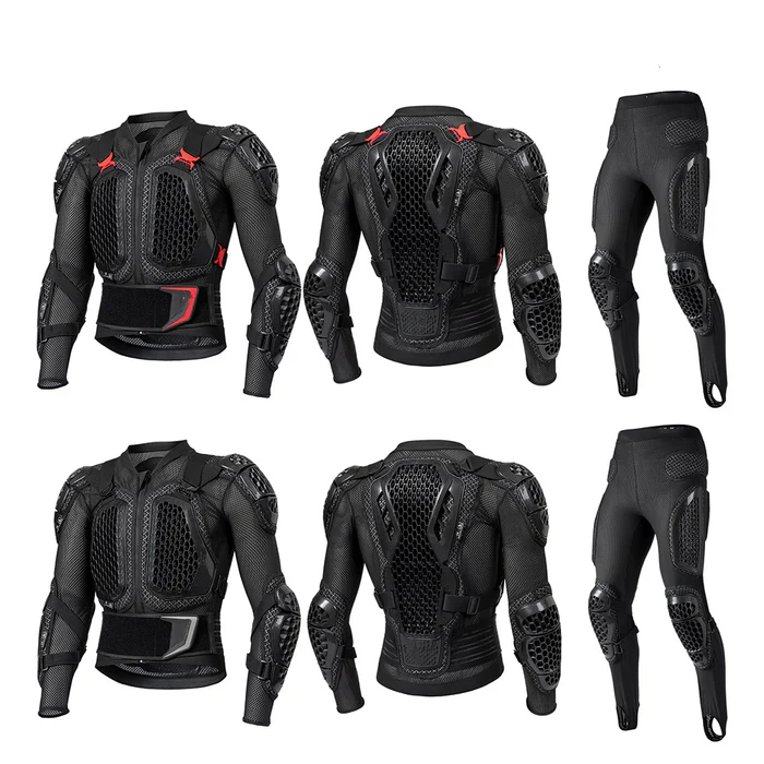Professional-grade CE certified full chest and back armor-J23