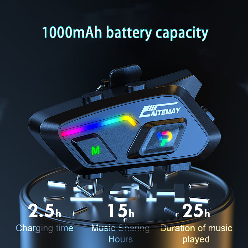 Motorcycle Helmet Earphones 5 Color RGB Ambient Lights-P20