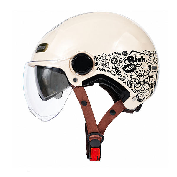 Retro Motorcycle Half-Helmet Breathable Version-I305