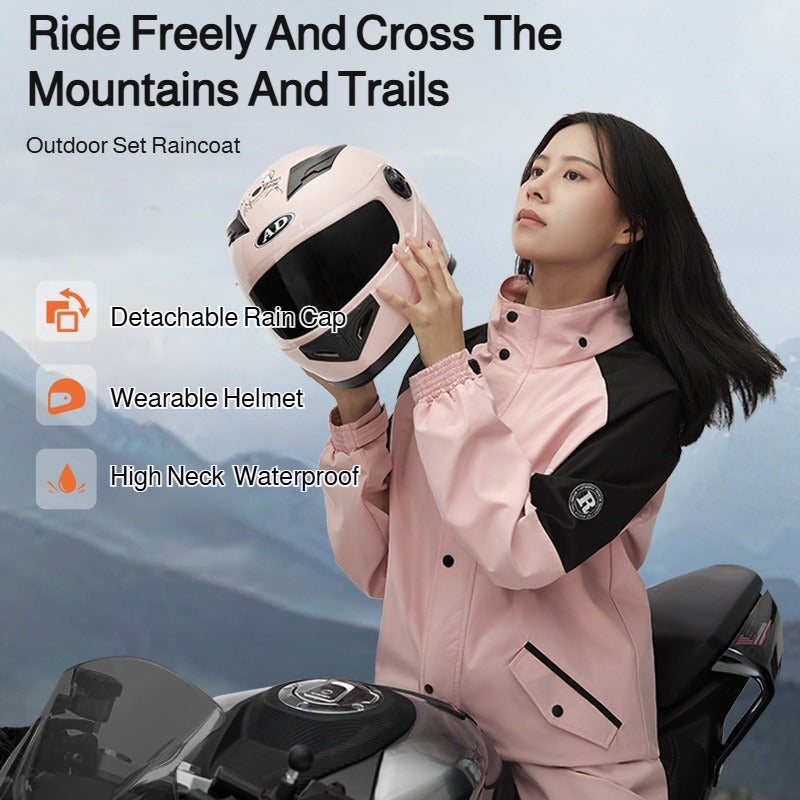 Extended Rainproof Two-Piece Lightweight Pants Set - C06