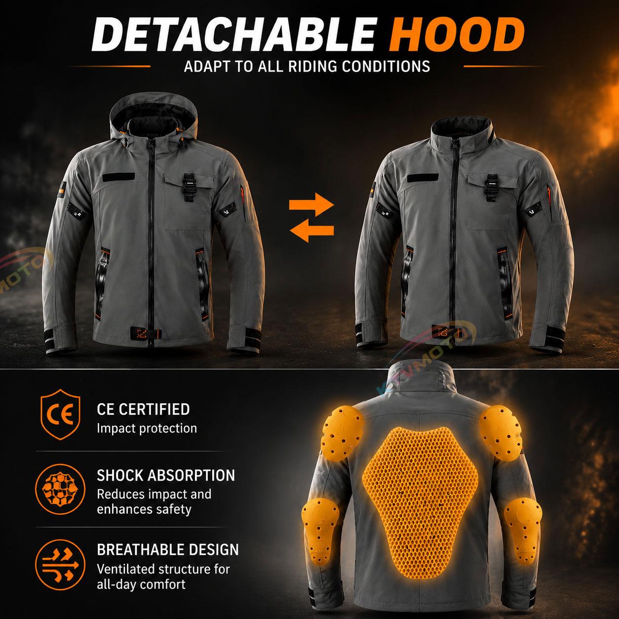Waterproof Motorcycle Riding Jacket-J99