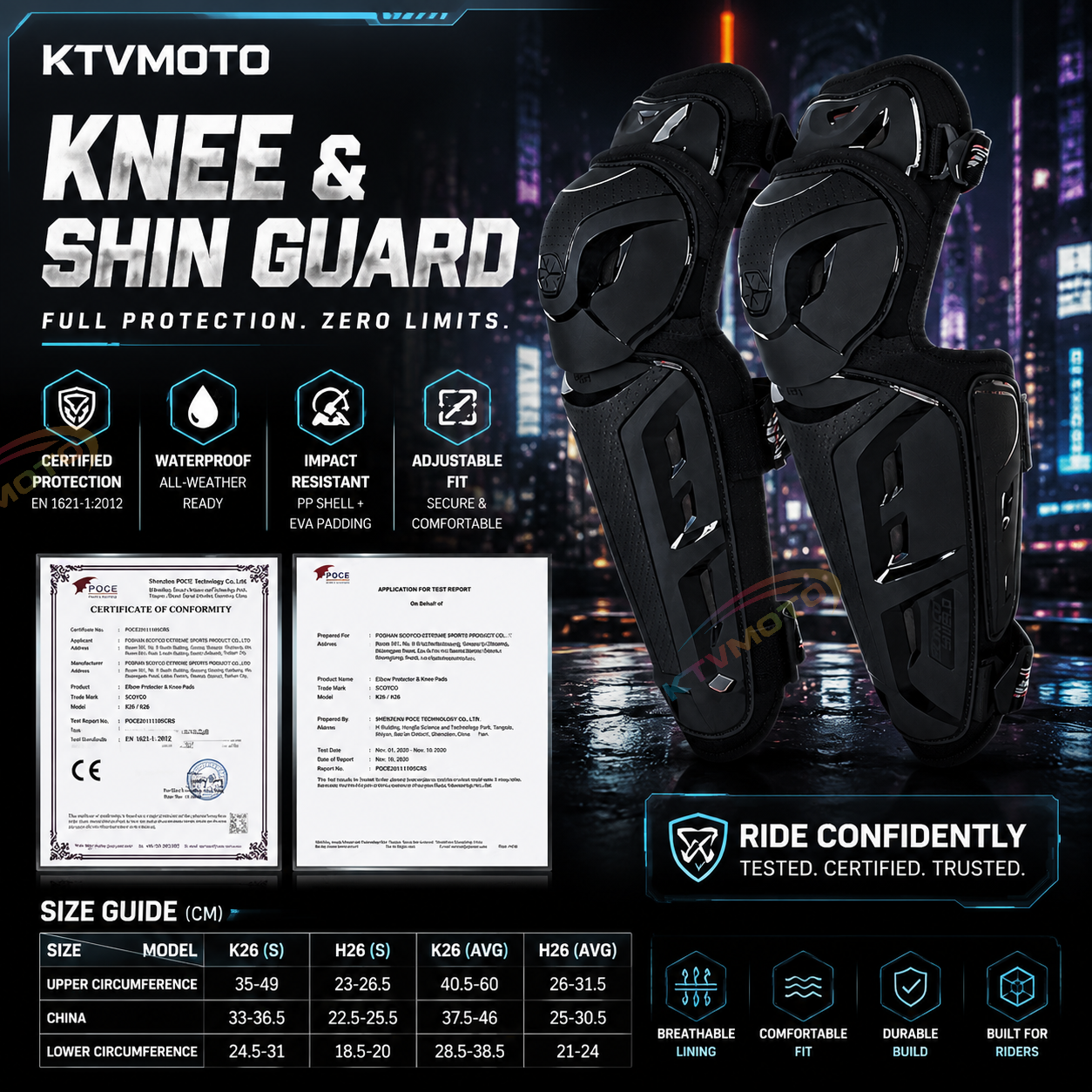 CE Certification for Motorcycle Protective Gear-Y53