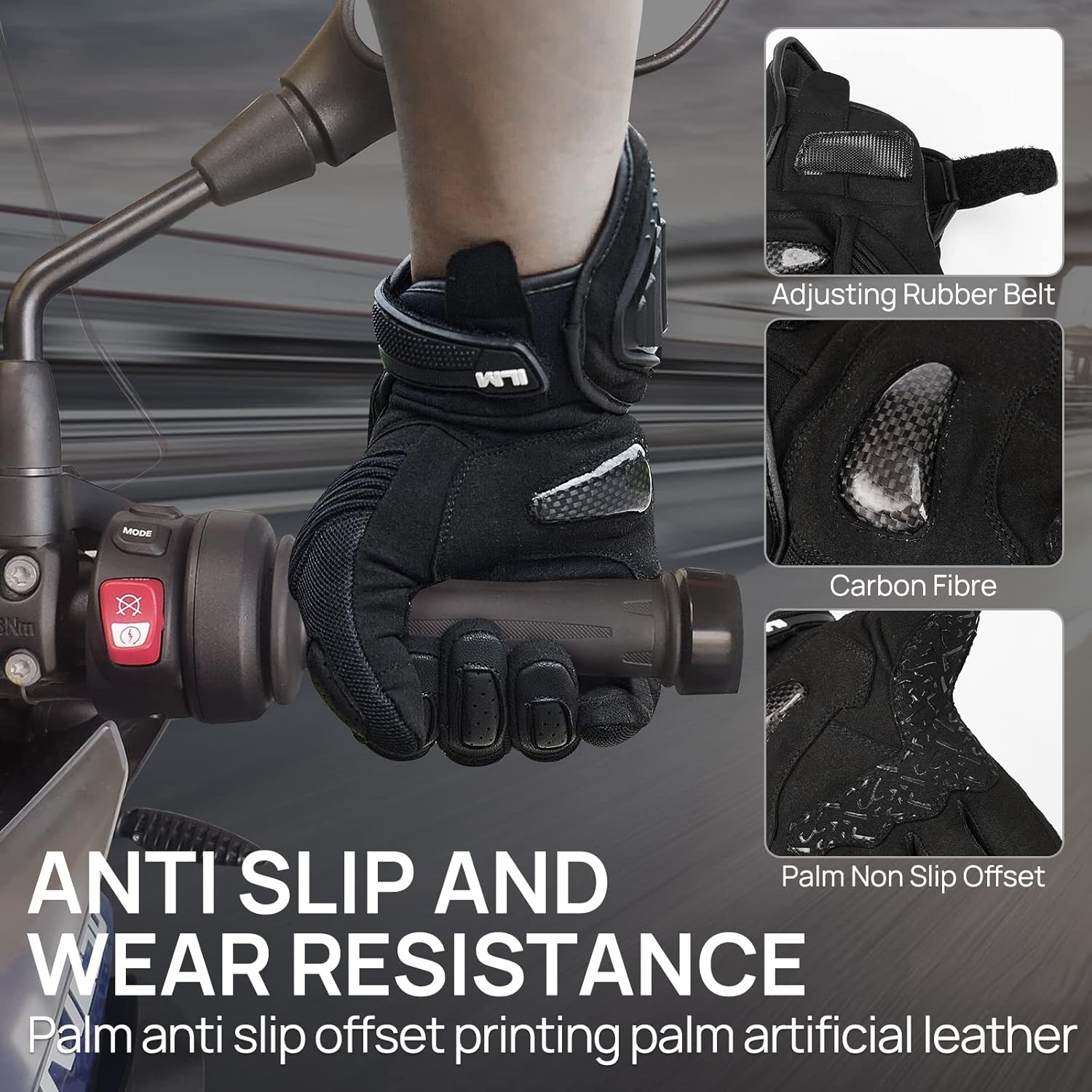 Touch Screen Motorcycle Gloves-G04