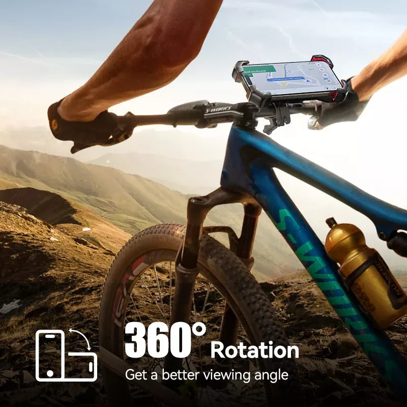 2025 Military Anti-Shake Motorcycle Bicycle Phone Holder-M1