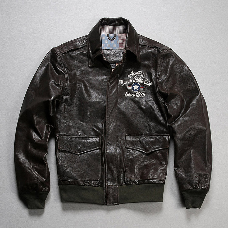 A2 Flight Leather Jacket - A55