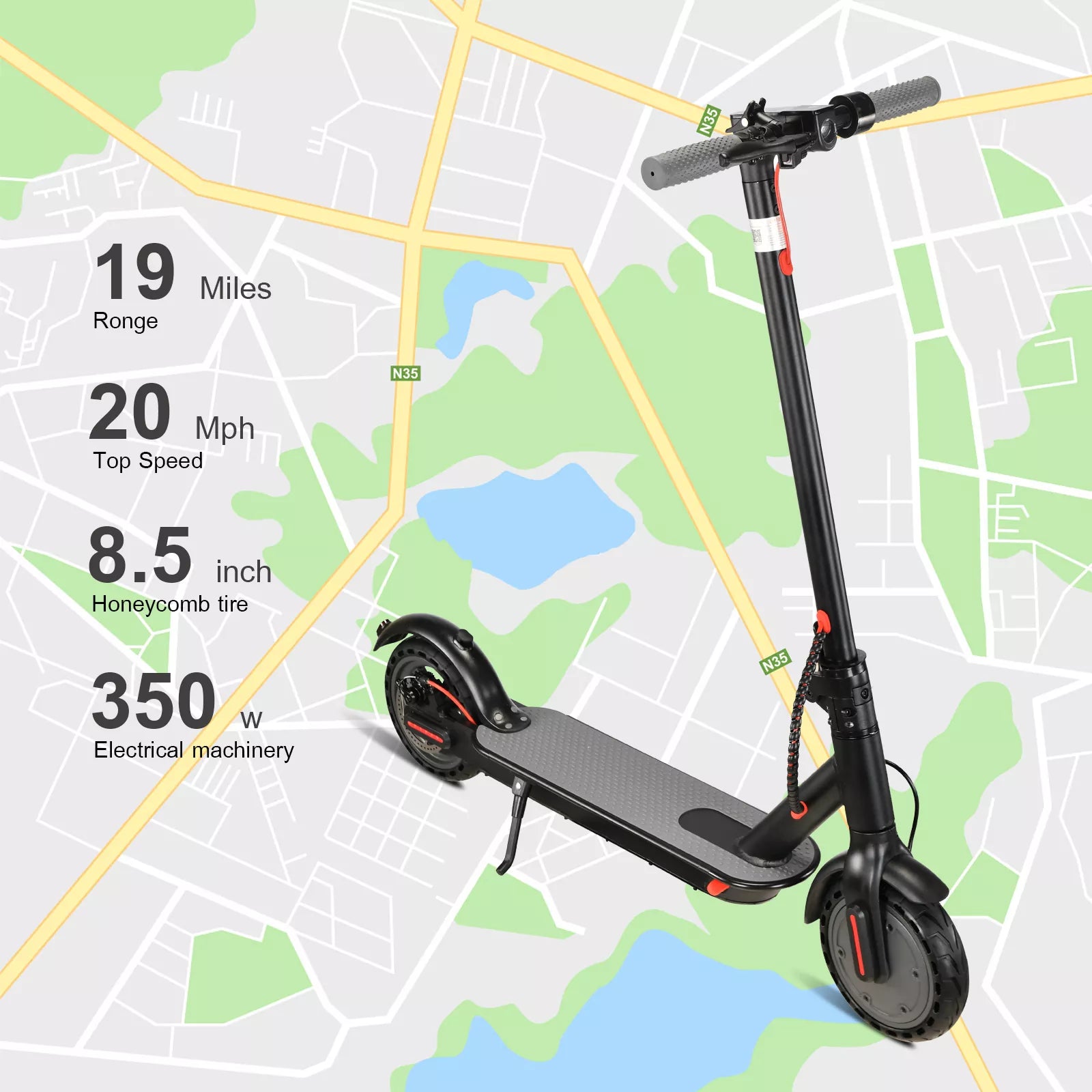 350W Folding Scooter-HS04