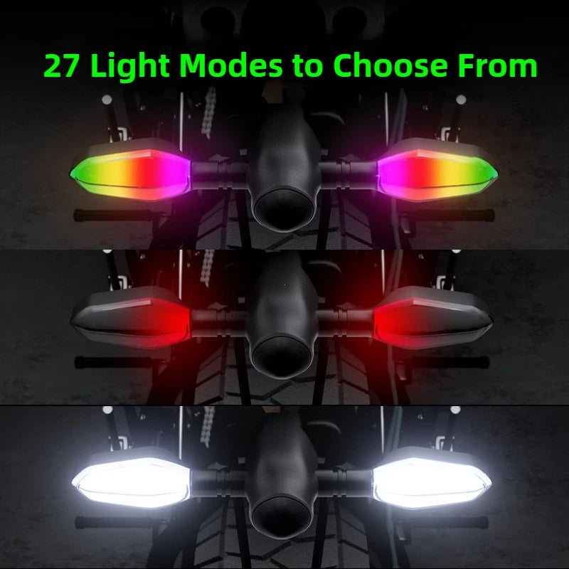 New 27 Modes Motorcycle LED Turn Signal-DF2