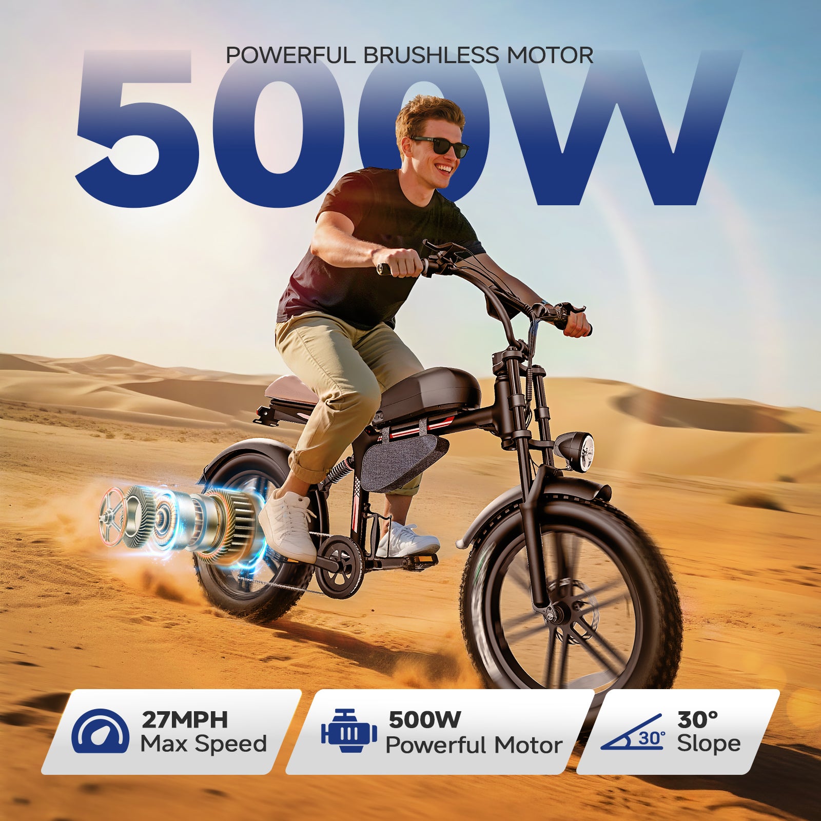 7-Speed All-Terrain Electric Bicycle – BK20