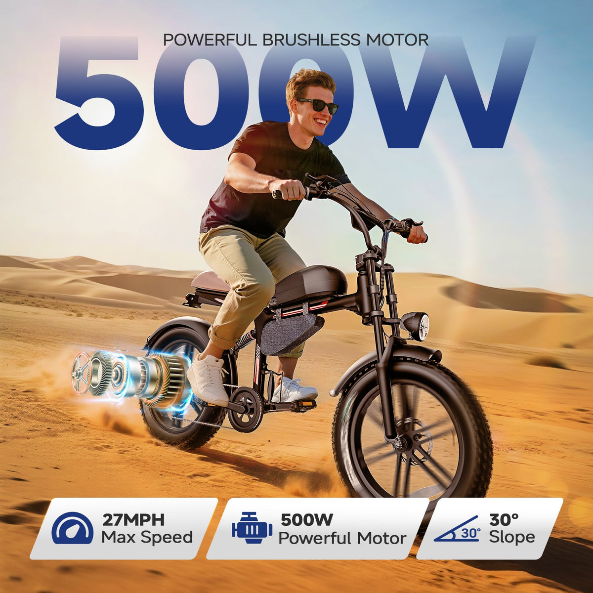 7-Speed All-Terrain Electric Bicycle – BK20