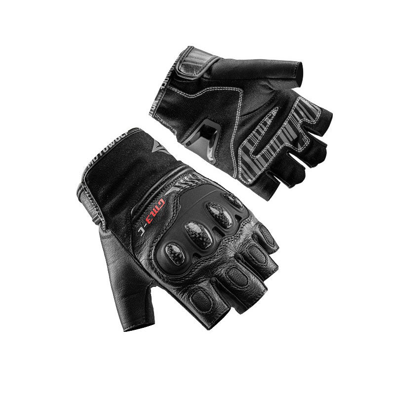 Breathable genuine leather touchscreen gloves-G71
