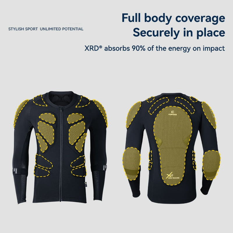 Anti-collision impact protection motorcycle full body protective clothing-J28