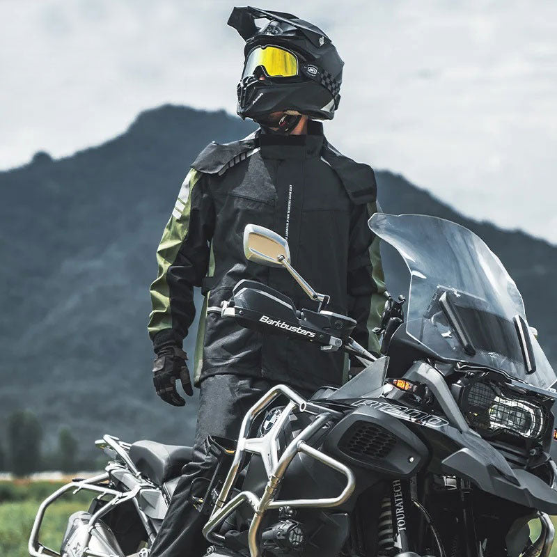 Waterproof motorcycle raincoat TPU-C09